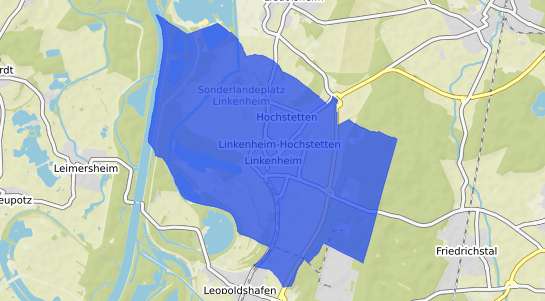 Bodenrichtwertkarte Linkenheim Hochstetten